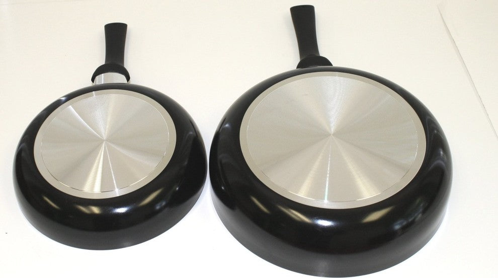 Cook N Home 15 Piece Non stick Black Soft handle Cookware Set