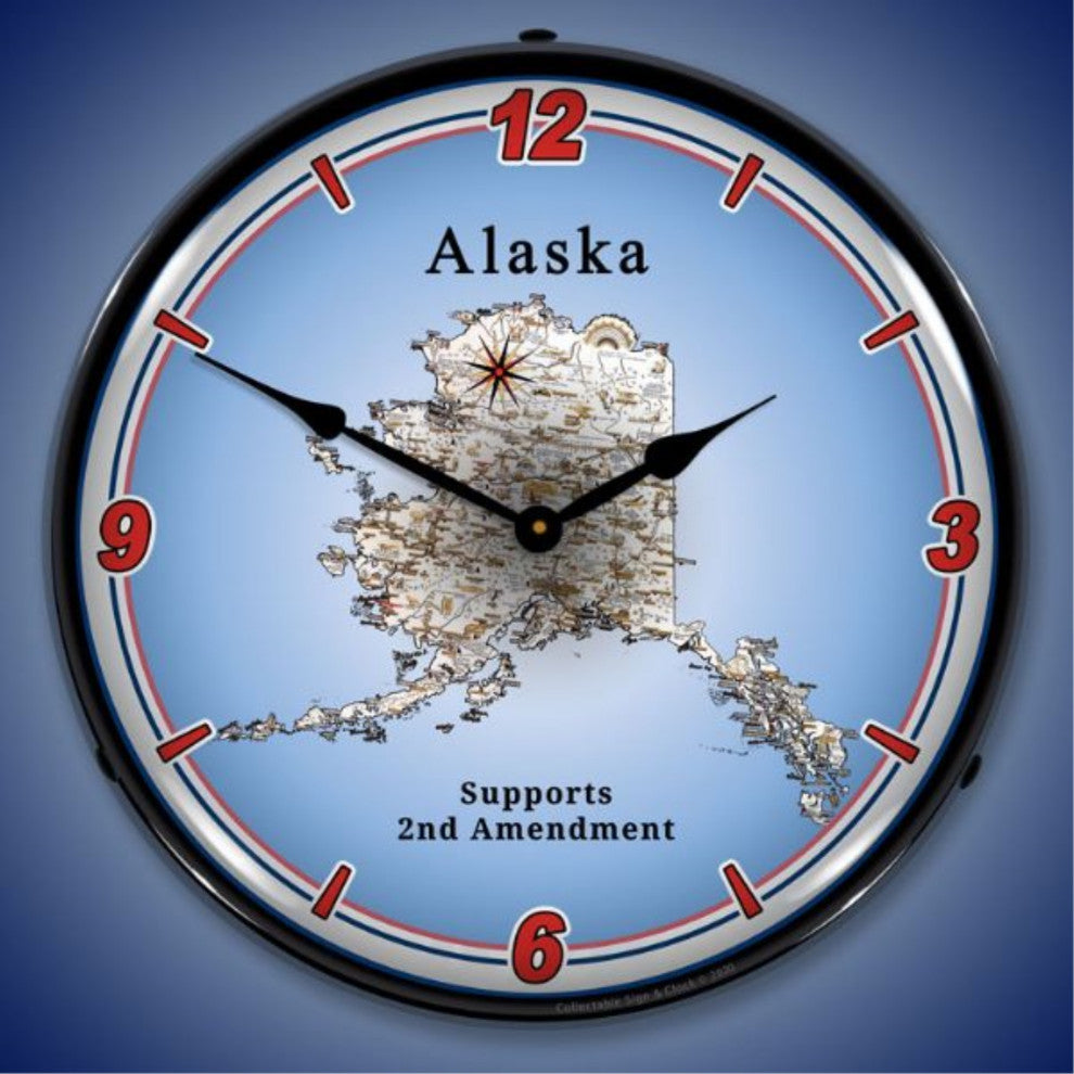 N20031025 Alaska Supports the 2nd Amendment Clock