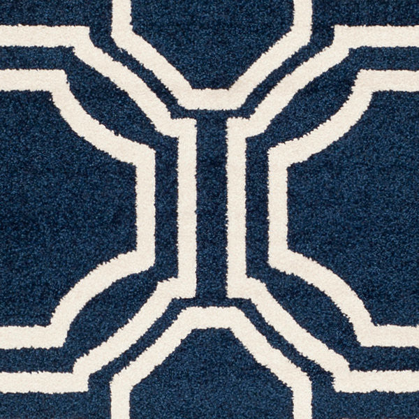 Amherst Amt411P, Navy/Ivory, 6'0" X 9'0"