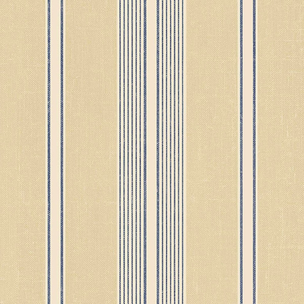Stripes And Damasks, Classic Damask Stripes Beige, Cream Wallpaper Roll
