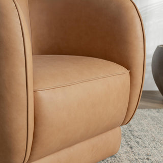 Rinner Leather Accent Chair