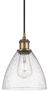 Innovations Lighting 516-1P-11-8 Bristol Pendant Bristol 8"W Mini - Brushed