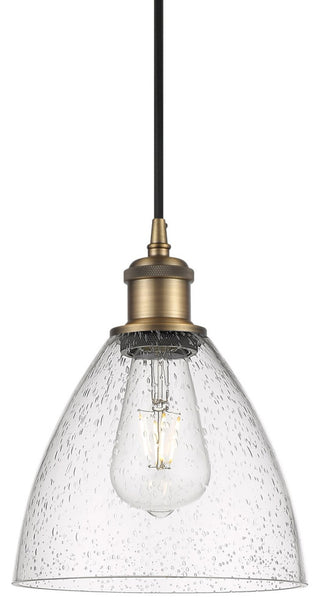 Innovations Lighting 516-1P-11-8 Bristol Pendant Bristol 8"W Mini - Brushed