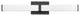 Tron LED Light 24 in. Matte Black Vanity Light