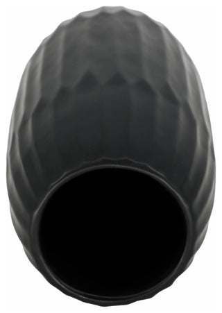 Ceramic 16" Vase, Black
