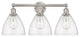 Innovations 616-3W-SN-GBD-754 3 Light Bath Vanity Light, Brushed Satin Nickel