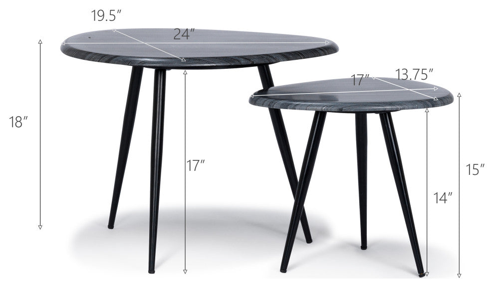Chloe 2-Piece Coffee Table Set