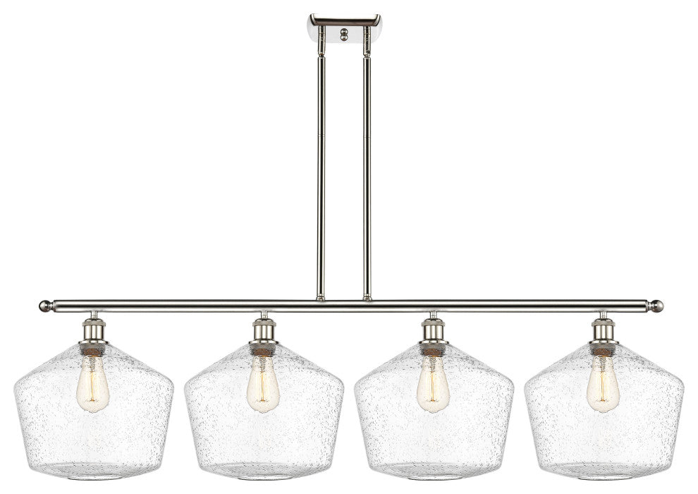Innovations 516-4I-PN-G654-12-LED 4-Light Island Light, Polished Nickel