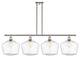 Innovations 516-4I-PN-G654-12-LED 4-Light Island Light, Polished Nickel