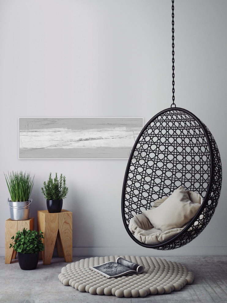 "Deep Thoughts" Floater Framed Painting Print on Canvas, 30x10