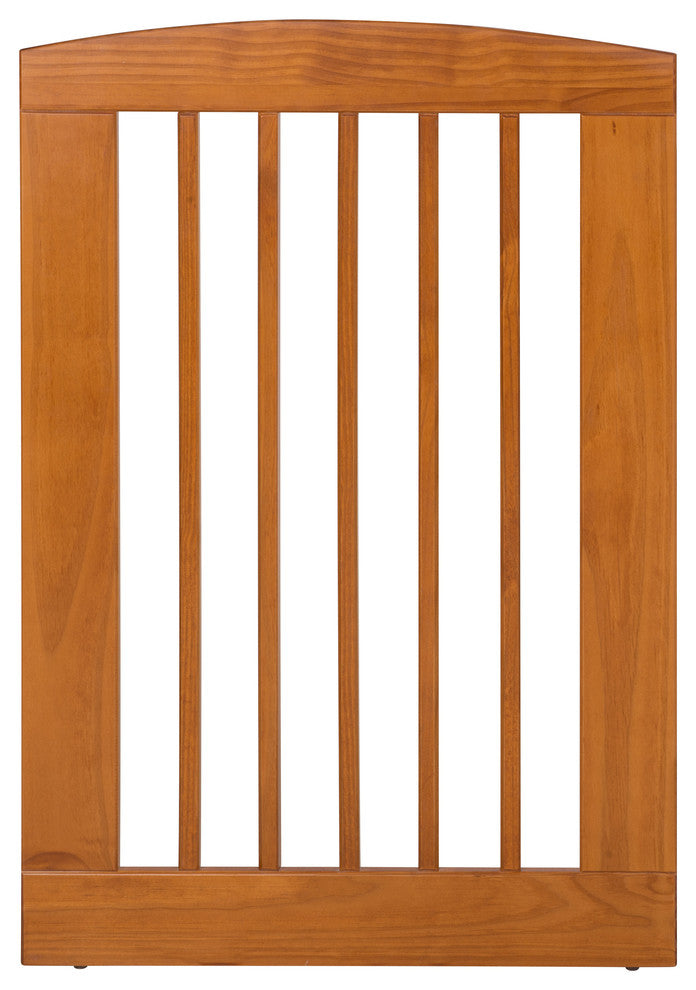 Ruffluv Single Panel Pet Gate, Large 36", Chestnut
