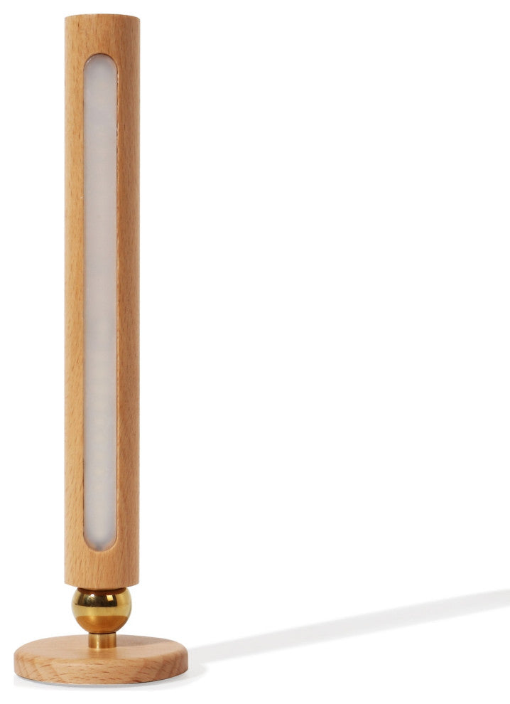 Minimalistic Wooden Wall Lamp in Nordic Style for Living Room, Bedroom
