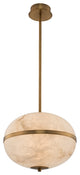 Canterbury 16" LED Pendant, Winter Brass