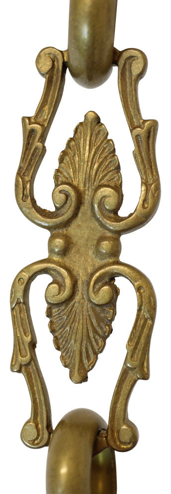 Brass Vintage Chandelier Chain, Various Finishes, Antique Brass, U80
