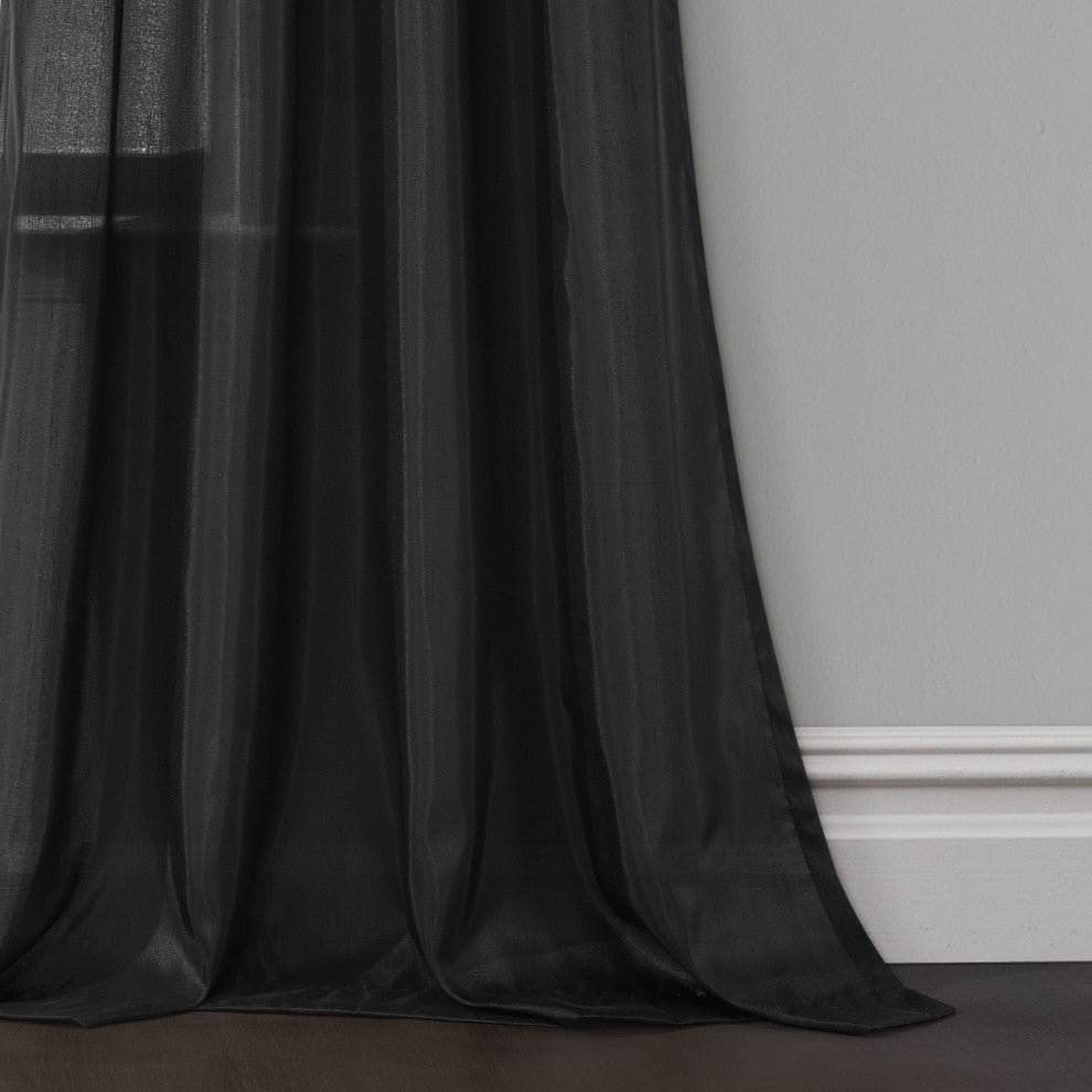 Night Sky Single Window Panel, Black, 84"x42"
