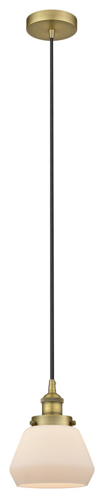 Innovations 616-1PH-BB-G171 1-Light Mini Pendant, Brushed Brass