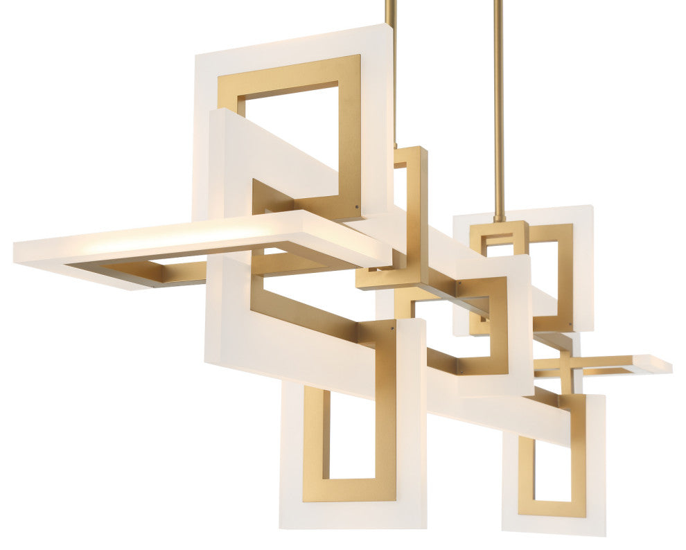 Inizio 1-Light 16.25" Chandelier, Gold