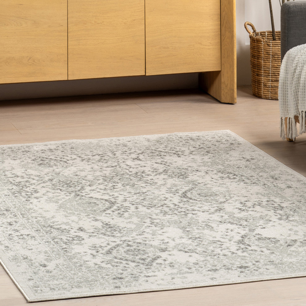 Nuloom Vintage Odell Traditional Transitional Area Rug, Ivory 8'x10'