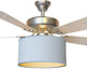 Fantastic Ceiling Fan Shade and Clips Bundle, Baby Blue