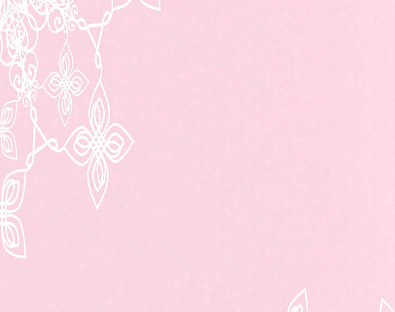 Falling Snow Decorative Holiday Geometric Print Hand Towel, Light Pink