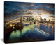 "New York Under Cloudy Skies" Canvas Print