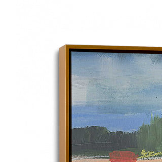 "Evening Radiance" - Abstract Interpretation of Dusk Canvas Art