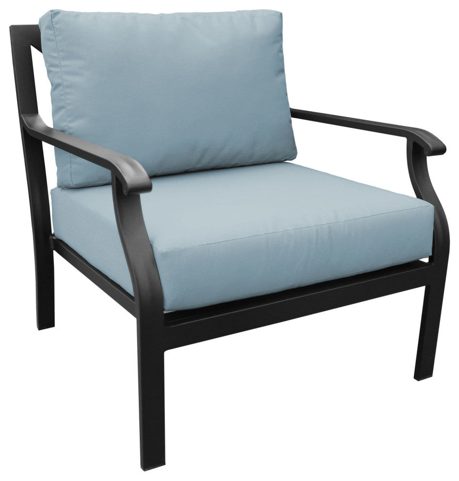 kathy ireland Madison Ave. 2 Piece Aluminum Patio Furniture Set 02b, Tranquil