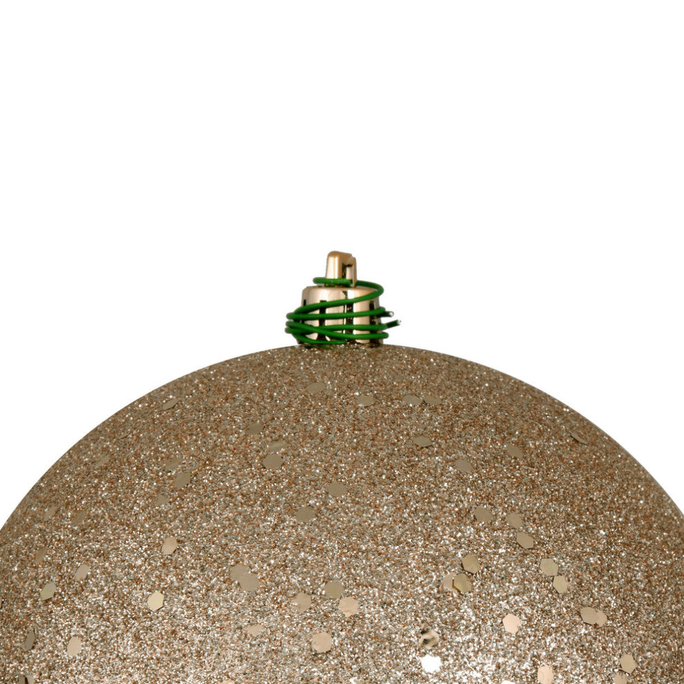 Vickerman N592043Dq 8" Oat Sequin Ball Ornament