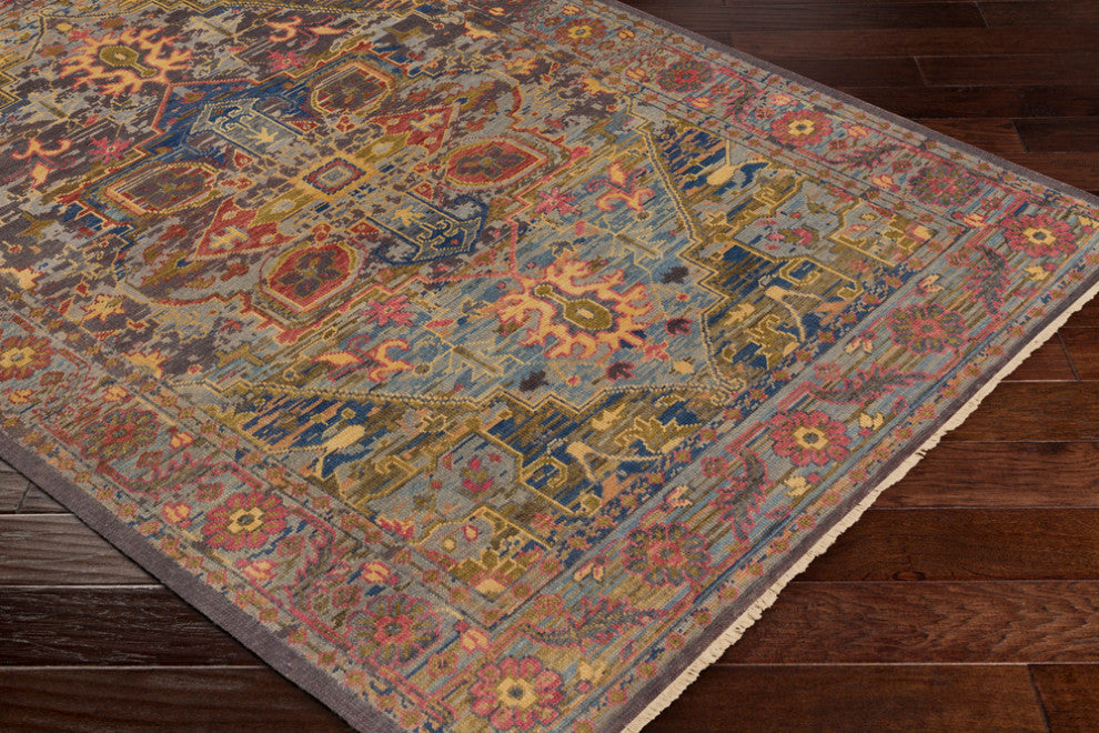 Surya Cappadocia CPP-5021 Traditional Area Rug, Sage, 8' x 11' Rectangle