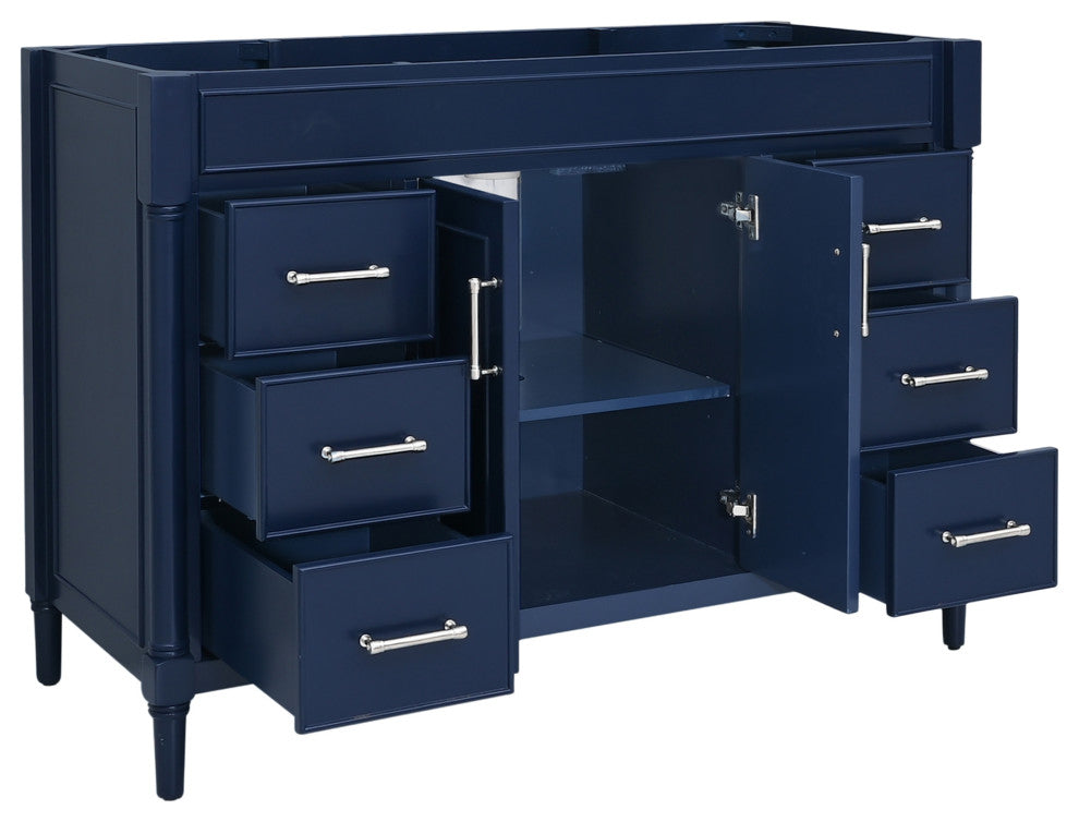 Avanity Bristol 48 in. Vanity Only in Navy Blue