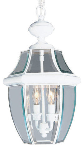 Monterey Outdoor Chain-Hang Light, Polished Brass