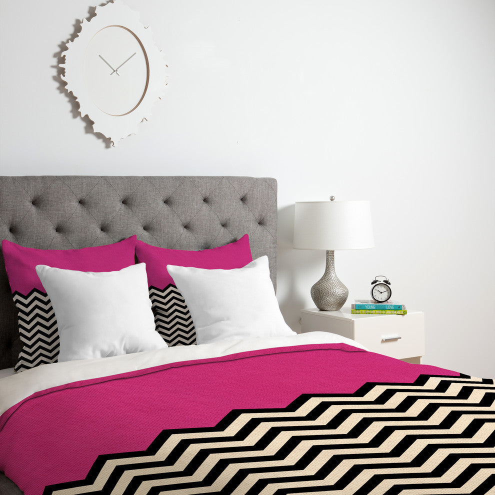 Deny Designs Bianca Green Follow Your Heart Duvet Cover - Lightweight