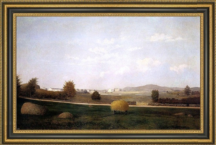 Fitz Hugh Lane Riverdale Framed Premium Canvas Print, 18"x27"