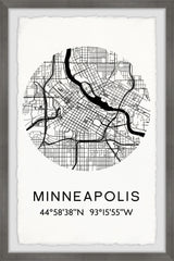 "Minneapolis" Framed Painting Print, 8x12