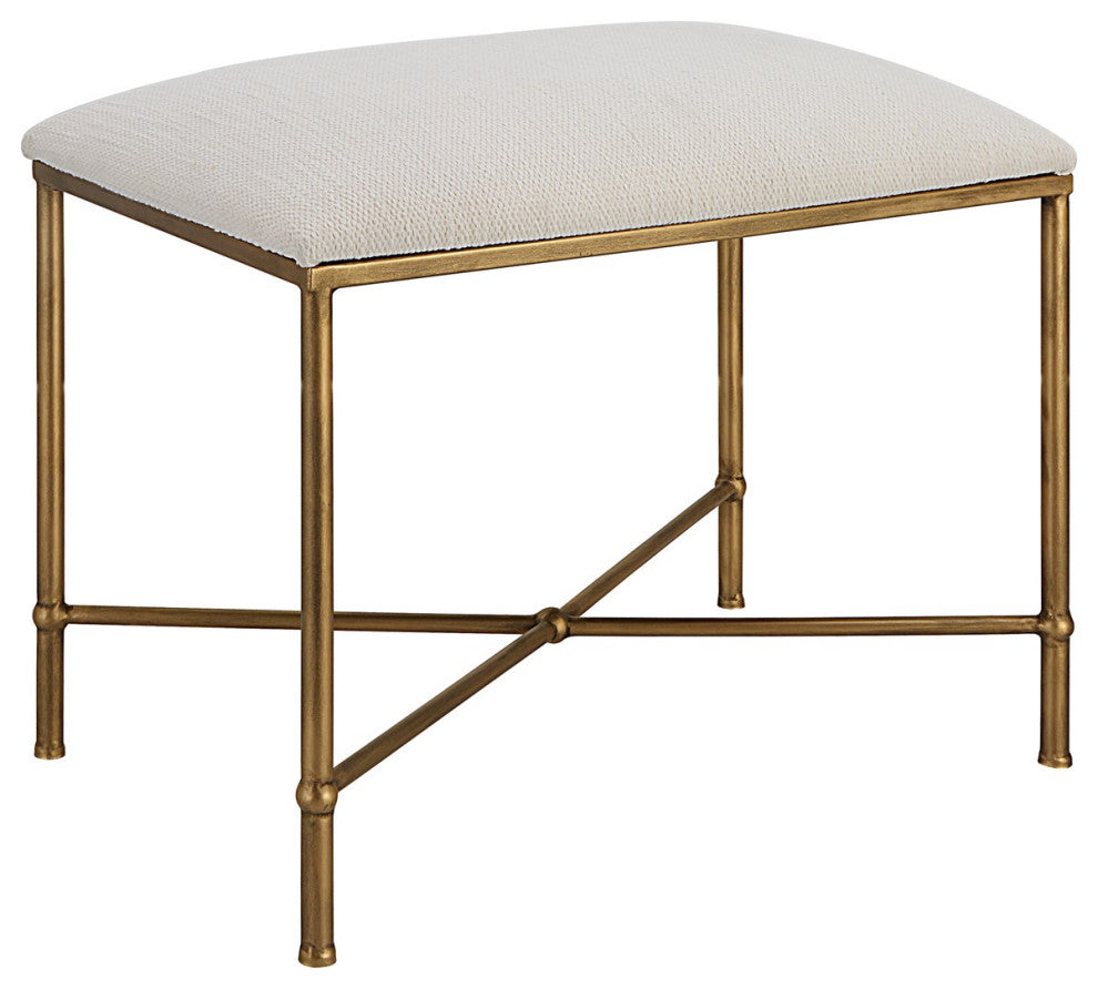 Uttermost Avenham Small Gold Framed Bench 23689