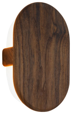 Tempus LED Sconce, Walnut, Color Temperature - 4000k