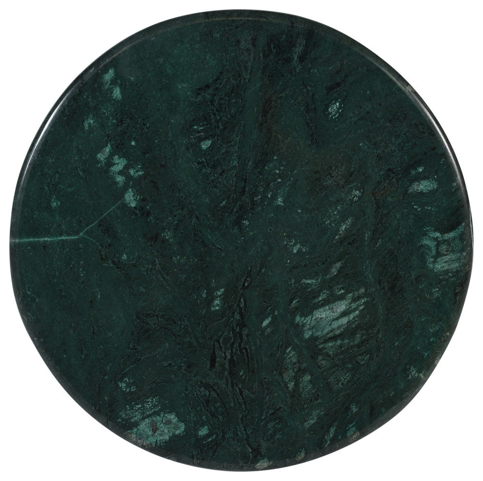 Formentera Marble Coffee Table, Green, End Table