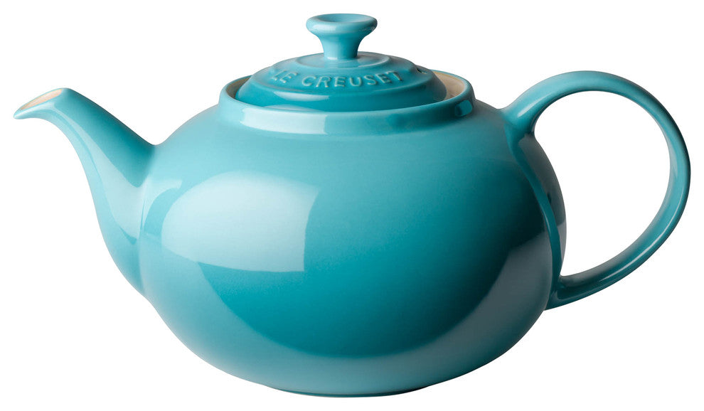 Le Creuset Stoneware Classic Teapot, 1.3 L, Teal