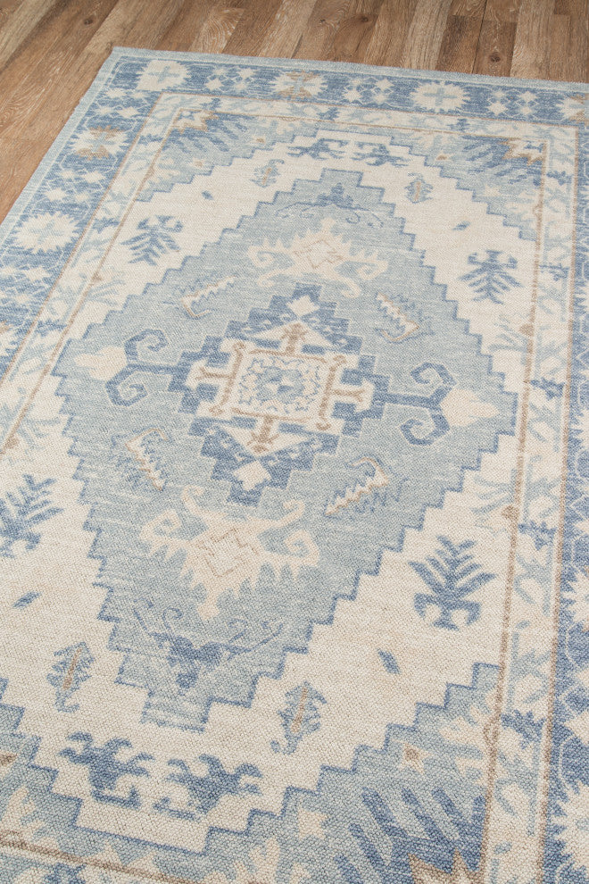 Anatolia ANA-1 Machine Made Blue Area Rug 2'x3'