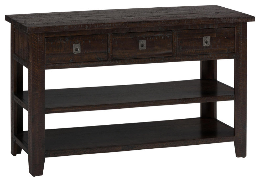 Kona Grove 50" Distressed Rustic Solid Acacia Sofa Table