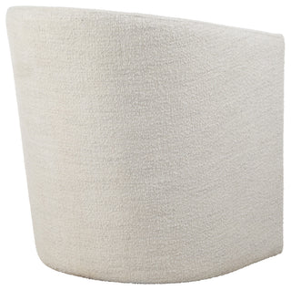 Uttermost Encompass White Fabric Dining Chair