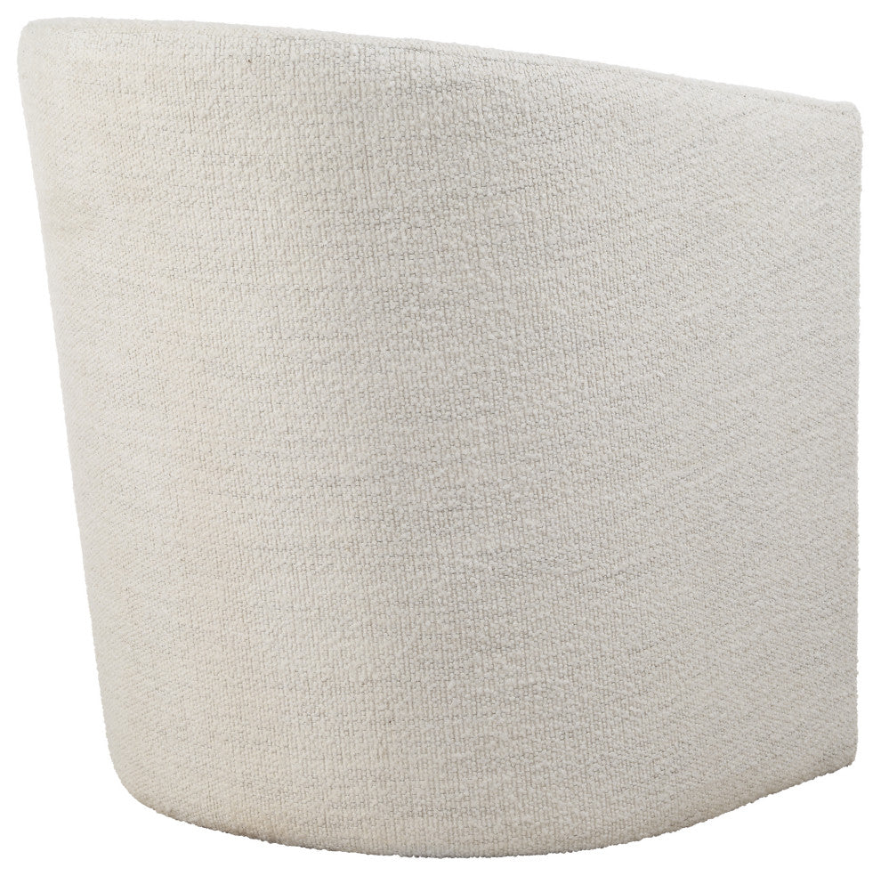 Uttermost Encompass White Fabric Dining Chair