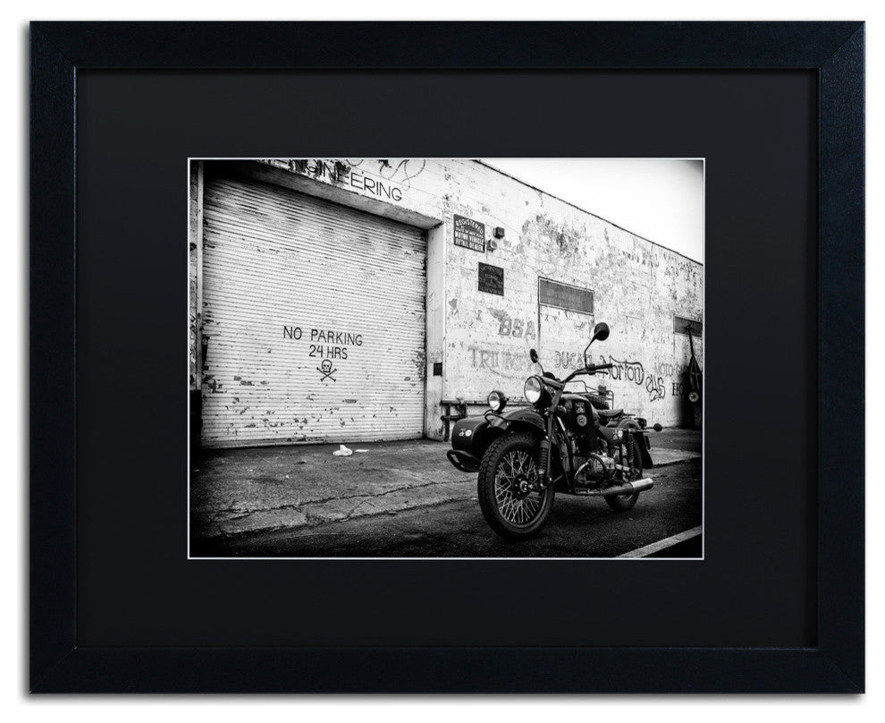 Philippe Hugonnard 'Biker Life' Art, Black Frame, Black Matte, 16"x20"