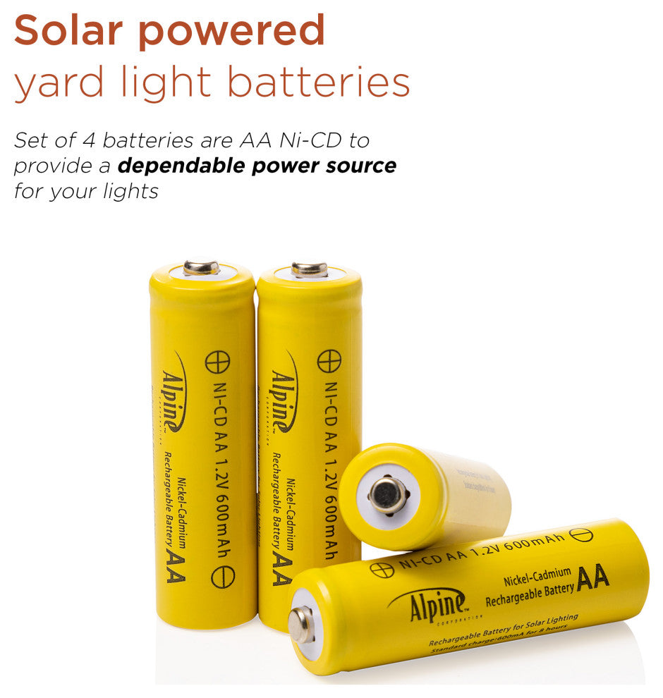 Solar Light Battery 4-Pack, AA