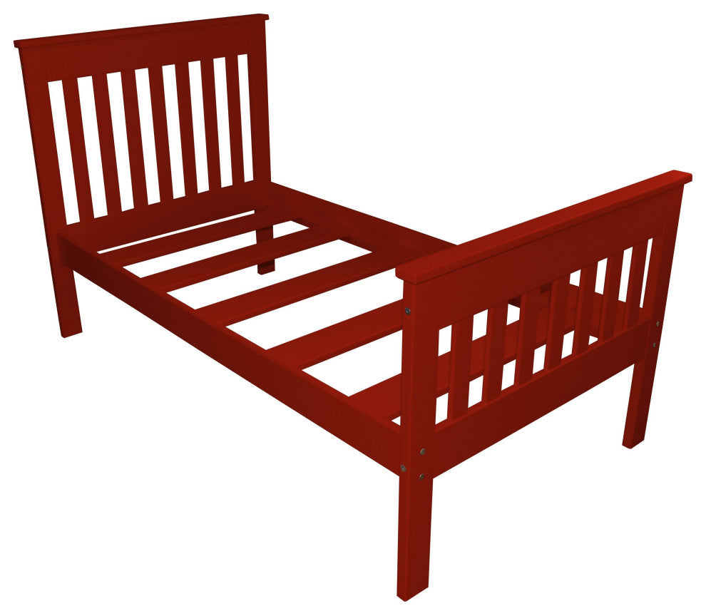 Harmony Bed, Tractor Red, Twin