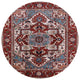 Ahgly Company Indoor Round Mid-Century Modern Area Rugs, 3' Round