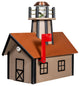 Deluxe Mailbox with Lighthouse, Weatherwood & Black, Penny Copper Roof