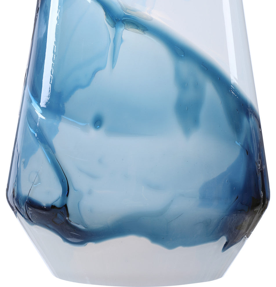 Uttermost Windswept Blue & White 1-LIght Mini Pendant