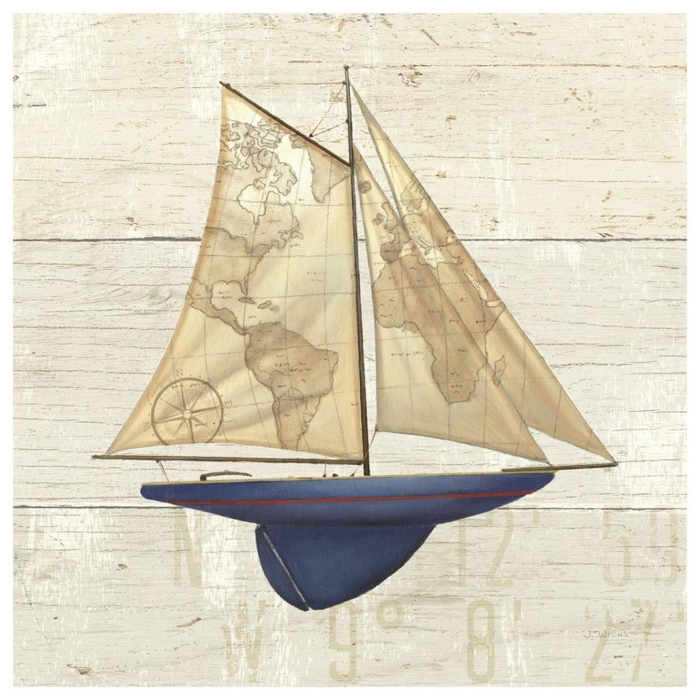 "Nautique I" Digital Paper Print by James Wiens, 38"x38"