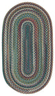 Capel Sherwood Forest Dark Blue 0980_450 Braided Rugs - 4' X 6' Oval